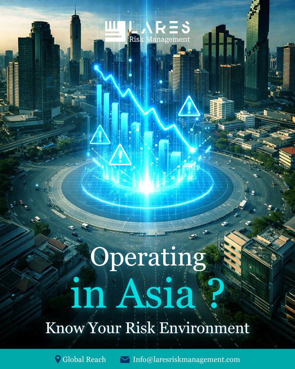 LaresRiskMng's tweet image. Asia’s growth story is also a risk story.

Organizations expanding across APAC need local insight, market context, and ground-level understanding.

linkedin.com/feed/update/ur…

#AsiaRisk #RiskManagement #APAC #SecurityAdvisory #GeopoliticalRisk