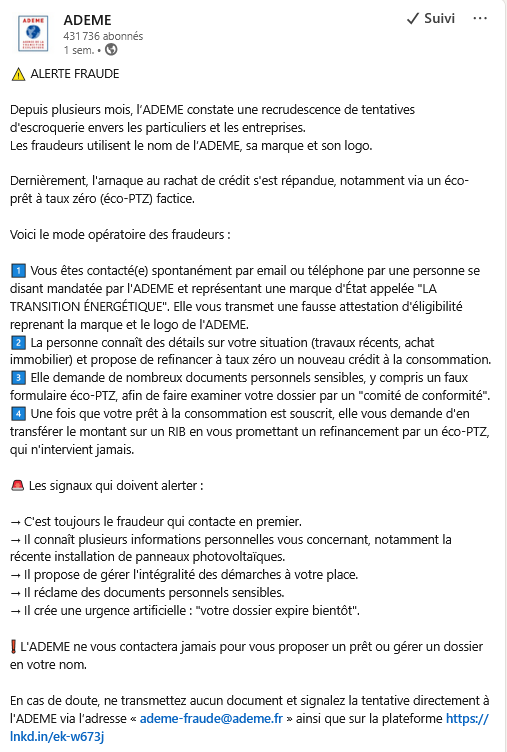 ADCFrance's tweet photo. Faux  prêt à taux zéro, attention ! Notre association gère plusieurs dossiers  de victimes. En cas de doute ou si vous pensez être victime de cette  escroquerie, n'hésitez-pas à nous contacter. https://t.co/aBCCifTzlj