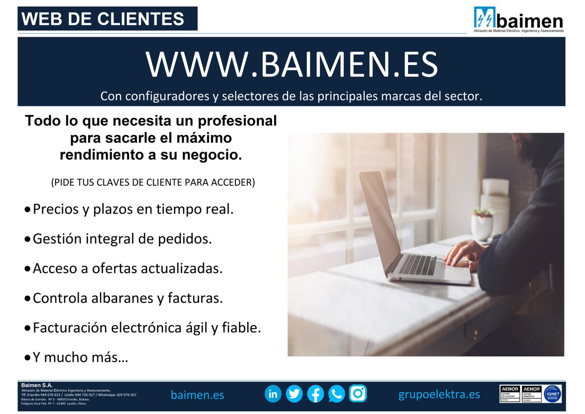 Baimen S.A. Almacen de Material Electrico tweet media