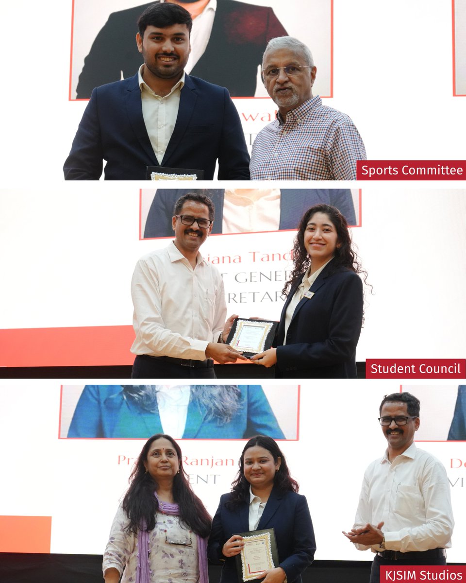 kjsimofficial's tweet image. The event recognised their leadership, dedication and impact in driving student initiatives while strengthening the Institute’s collaborative and dynamic ecosystem. 🎓

(@Somaiya_SVU)

#StudentLeadership #ExperientialLearning #FelicitationCeremony