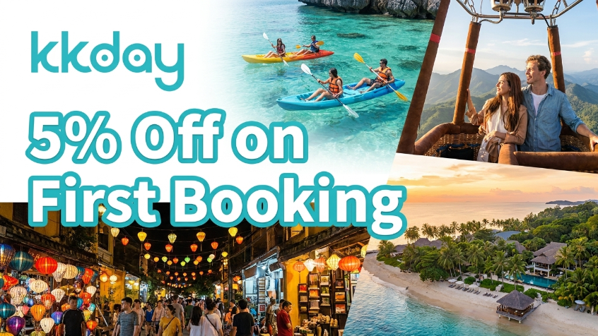 CouponKoz_MY's tweet image. 5% Off on First Booking at KKday  

Use #vouchercode

Get #coupons from: 
couponkoz.my/coupons/kkday

 #couponcode #flightsbooked #travel #destinationstoexplore #KKday #coupons