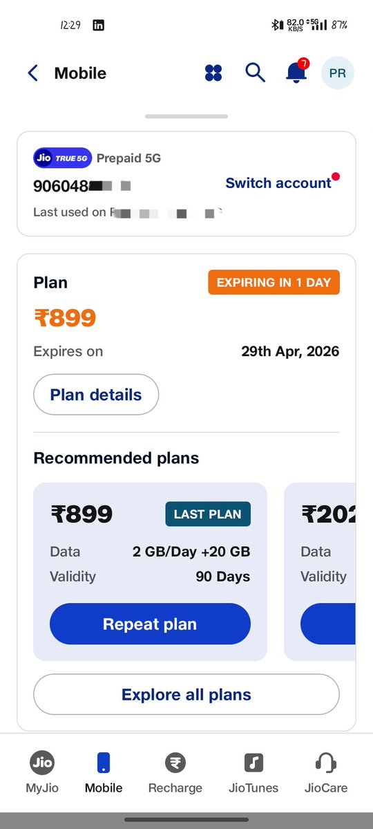 PR71544's tweet image. Hey @JioCare @reliancejio , I tried to recharge via the MyJio app using Supercoins + UPI. The app says Recharge Failed, but my UPI app shows Payment Successful. It's been 2 hours and neither the recharge nor a refund has reflected. Please look into this #jio #recharge