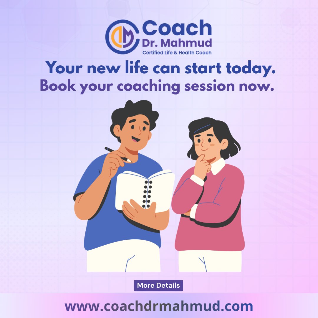 coachdrmahmud's tweet image. Start Your New Chapter Today 🚀✨

Your new life can begin right now. Take the first step, invest in yourself, and book your coaching session to move forward with clarity and confidence 🌱

📌More Details:
📲 +8801771073876
🌐 coachdrmahmud.com

#coachdrmahmud  #lifecoach
