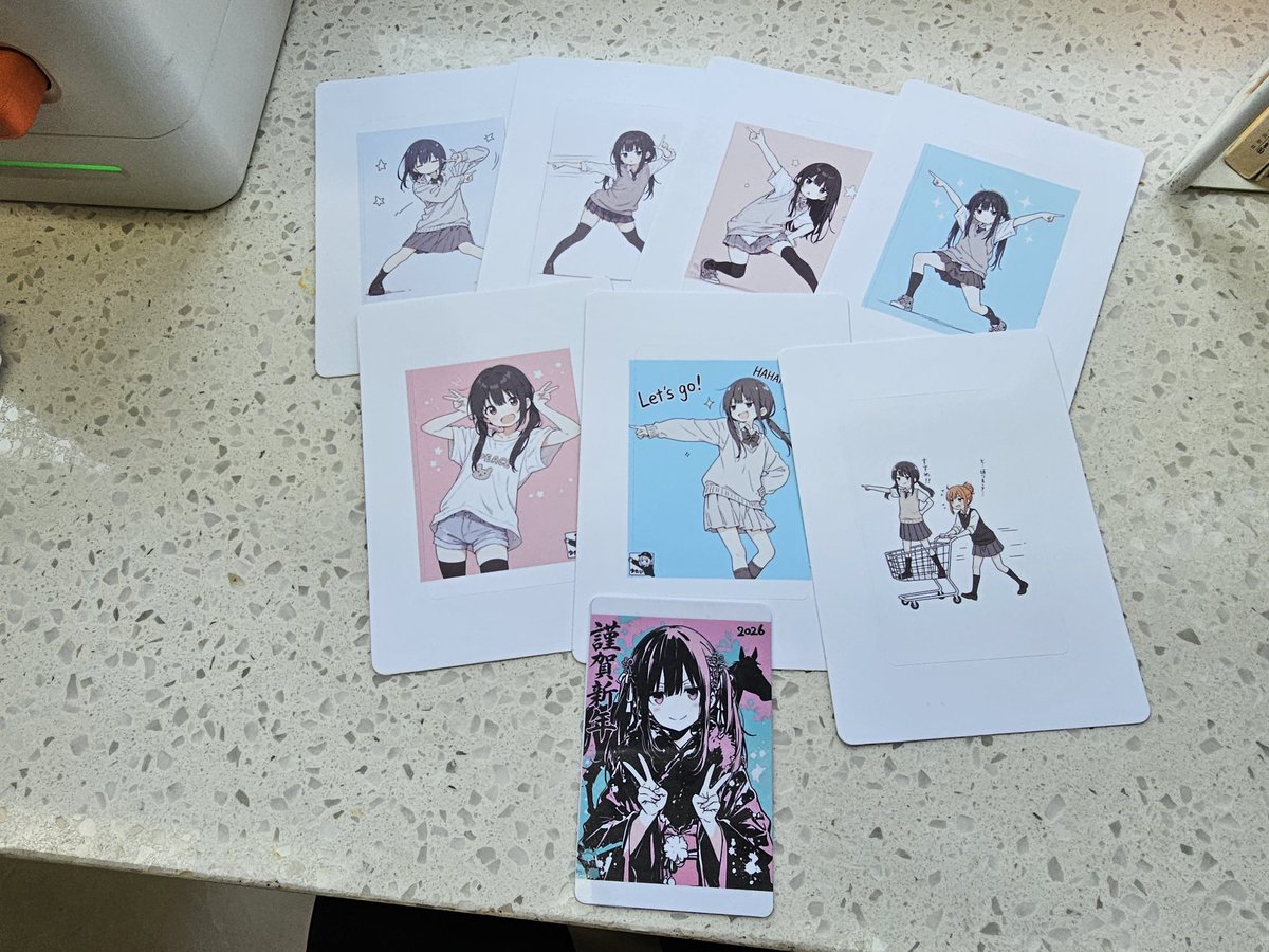 これが私の大好きな傑作なんだ〜。印刷してきちゃったよ！ 这是我最