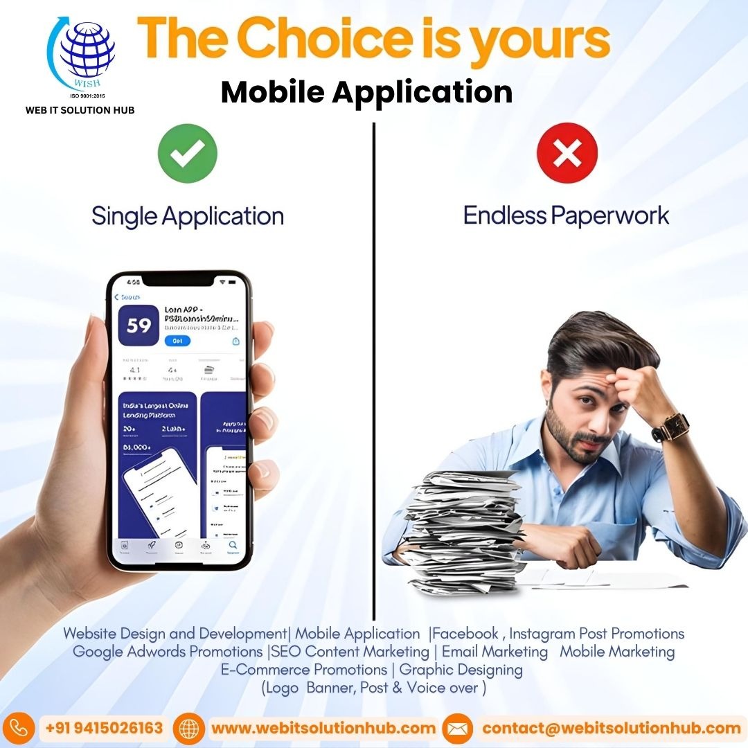 WebITSolutionH1's tweet image. Turn your business into a smart app experience. #webitsolutionhub #mobileapp #appdevelopment #MobileApplications
Visit Us: webitsolutionhub.com