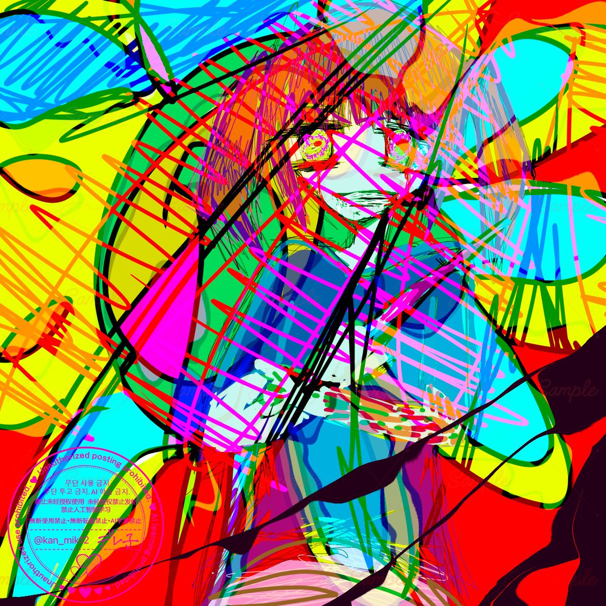 kan_mik12's tweet image. #abstractart #illustration
#抽象画　#イラスト