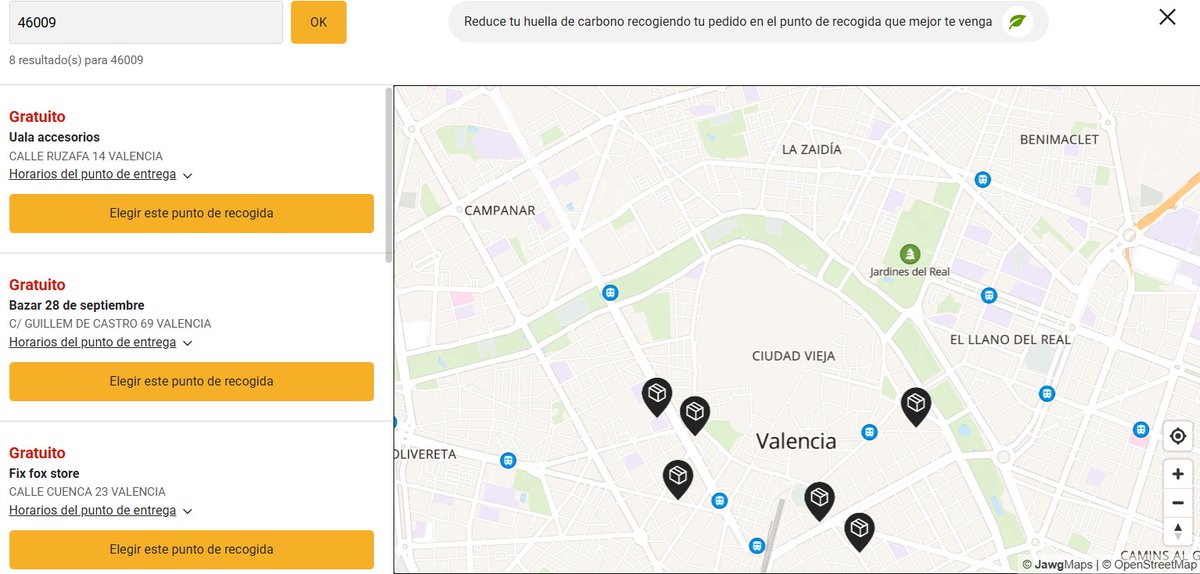 LikerPlays's tweet photo. @Fnac_ESP @Fnac 

¿Podéis revisar el buscador de Puntos de recogida?

Es increíble lo mal q funciona para Valencia ciudad. 

Entre eso y la desastrosa empresa de transporte #Paack  (al menos en esta zona de reparto) hacéis muy, pero muy difícil, continuar siendo clientes vuestros https://t.co/uumvJsAXR1