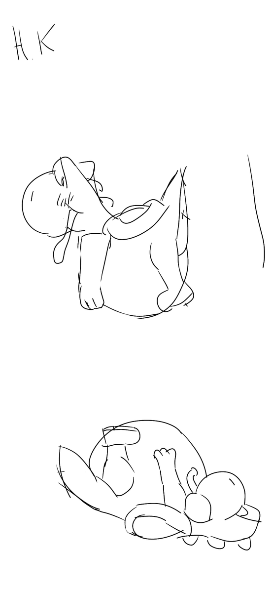 HKWorks_'s tweet photo. Phone sketching some yoshi https://t.co/UsvSakHVqk