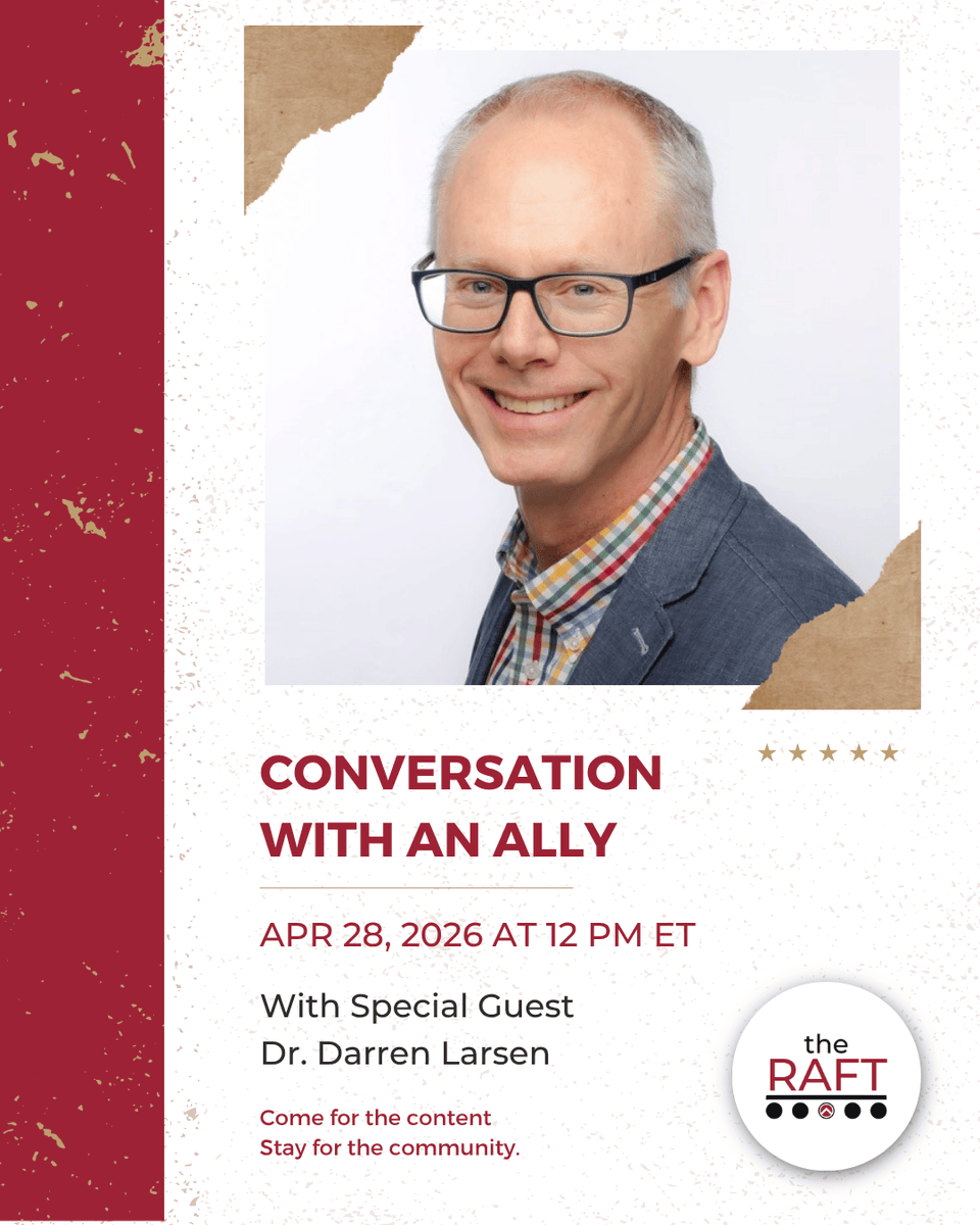 PEAKMD's tweet image. The Raft welcomes Dr. Darren Larsen, Collingwood GP &amp;amp; Canadian Partnership Against Cancer Chair, to our Conversation with an Ally pre-recorded webinar.

12 PM ET today!

PS - Not a member of The Raft yet? You can sign up here: cstu.io/48e8b6

#AlliesInMedicine #HeForShe