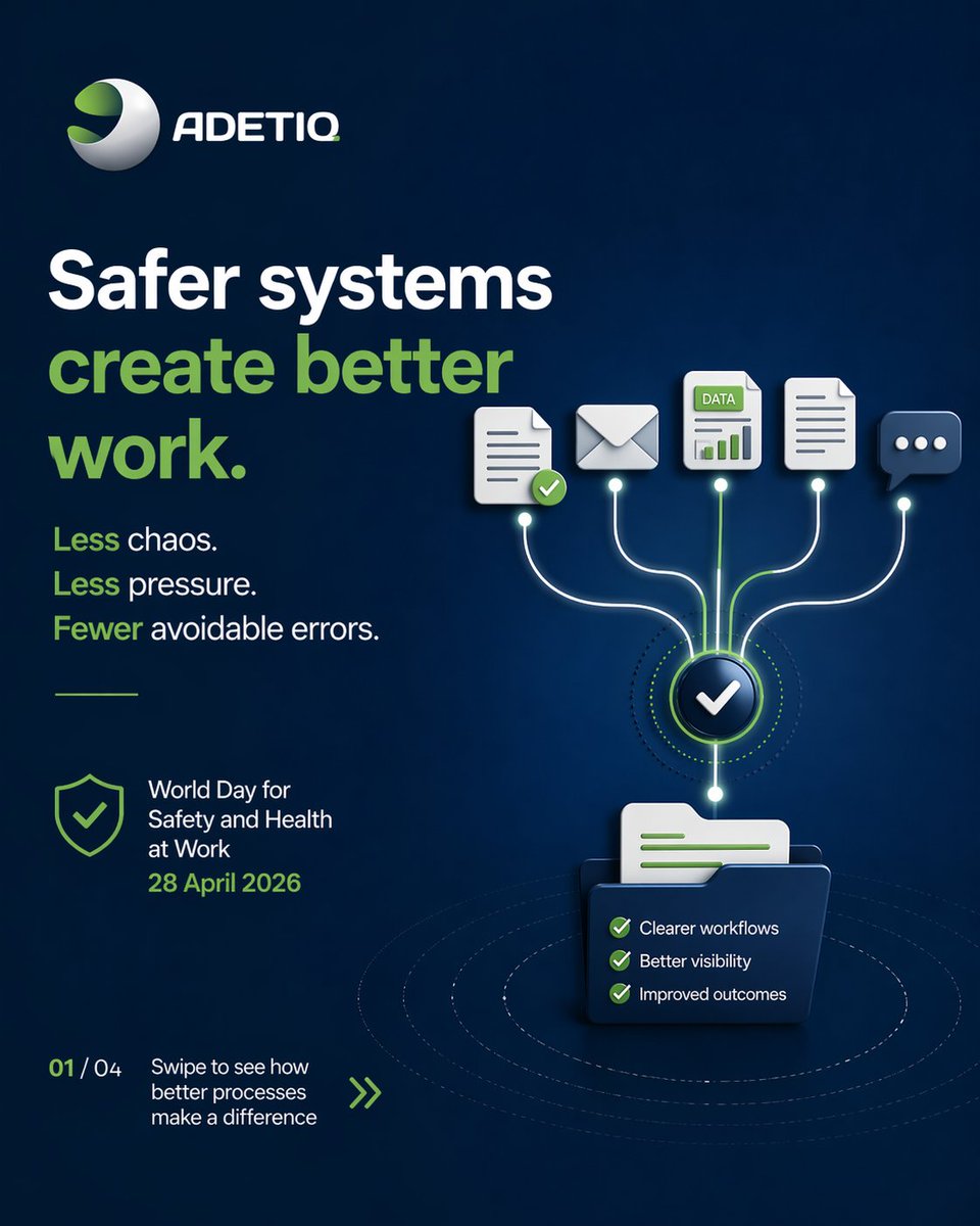 Adetiq's tweet image. Safer systems create better work.

Clearer admin workflows mean less pressure, fewer delays, and fewer avoidable errors.

Adetiq helps organisations create smoother, more secure processes for documents, data, and admin.

Message us to start the conversation.

#Outsourcing