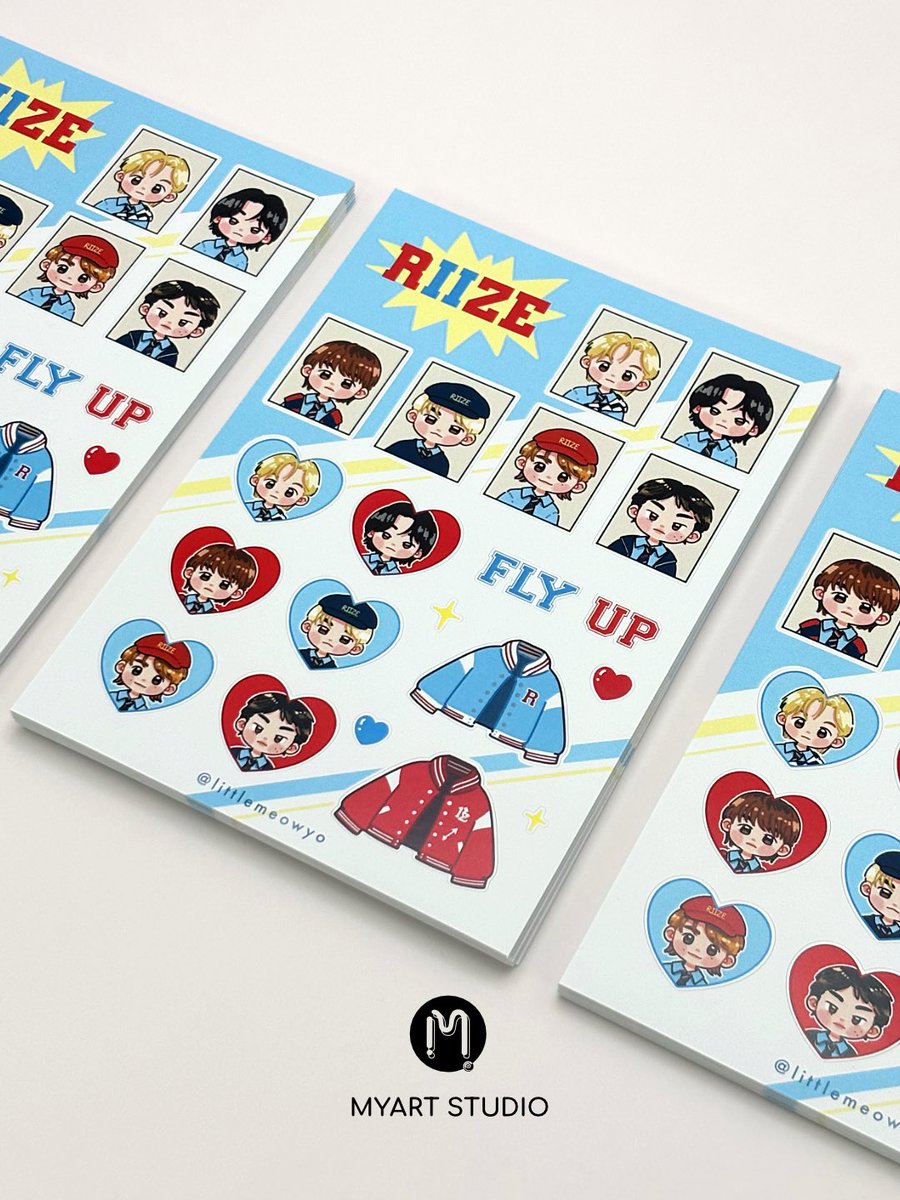 myart_my's tweet image. Sticker sheet die-cut 50% - PP matte
ขอบคุณงานน่ารักๆ จากคุณ @littlemeowyo นะคะ 💖
.
MYART STUDIO Print on demand service

#รับผลิต #sticker #กอว #riize