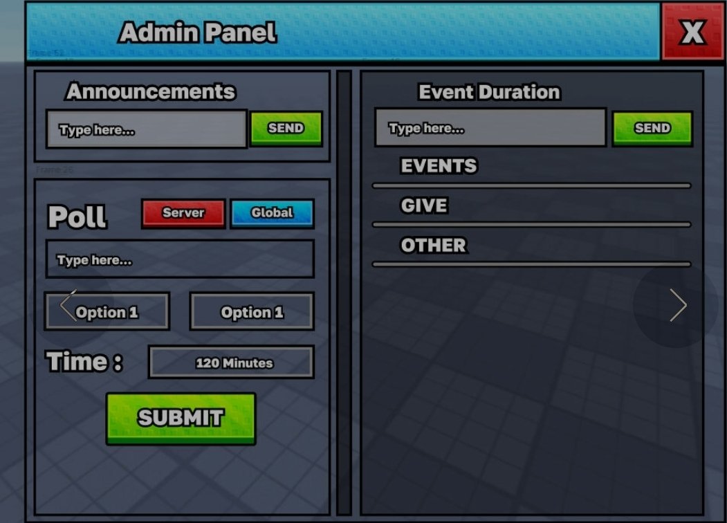 mcflytis's tweet image. Admin Panel Stud style (Inspired by another guy idk the user of)

Like and RT are appriciated 

Dm Porthuryou_alt on discord to commision me ! 
#Roblox #RobloxDev #Dev #RobloxUI