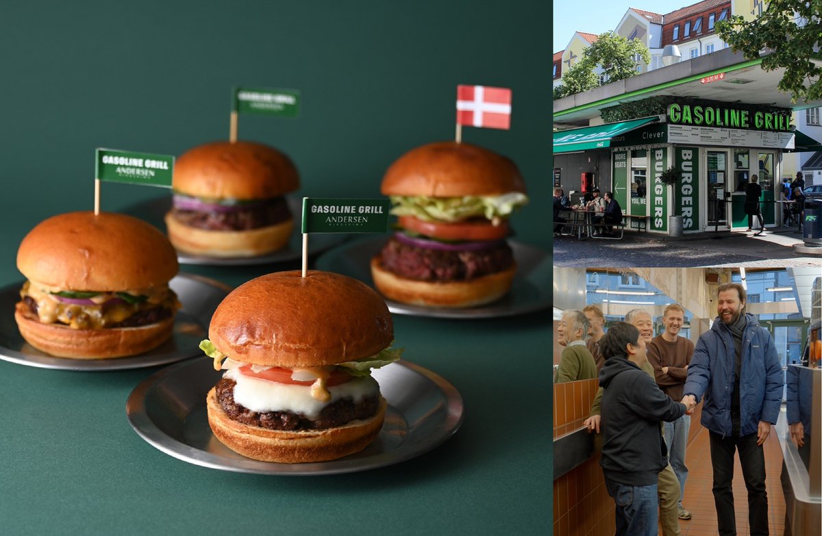 hokuwalk's tweet image. 🍔なぜアンデルセンと？🇯🇵🇩🇰
アンデルセンとの繋がりは、ガソリングリルの開業当初から。アンデルセン・デンマーク店が、ガソリングリルのバンズの開発・製造を担当。10年にわたるパートナーシップから今回の日本での展開が実現したそうです。
#GasolineGrill #andersen #コラボ #日本初