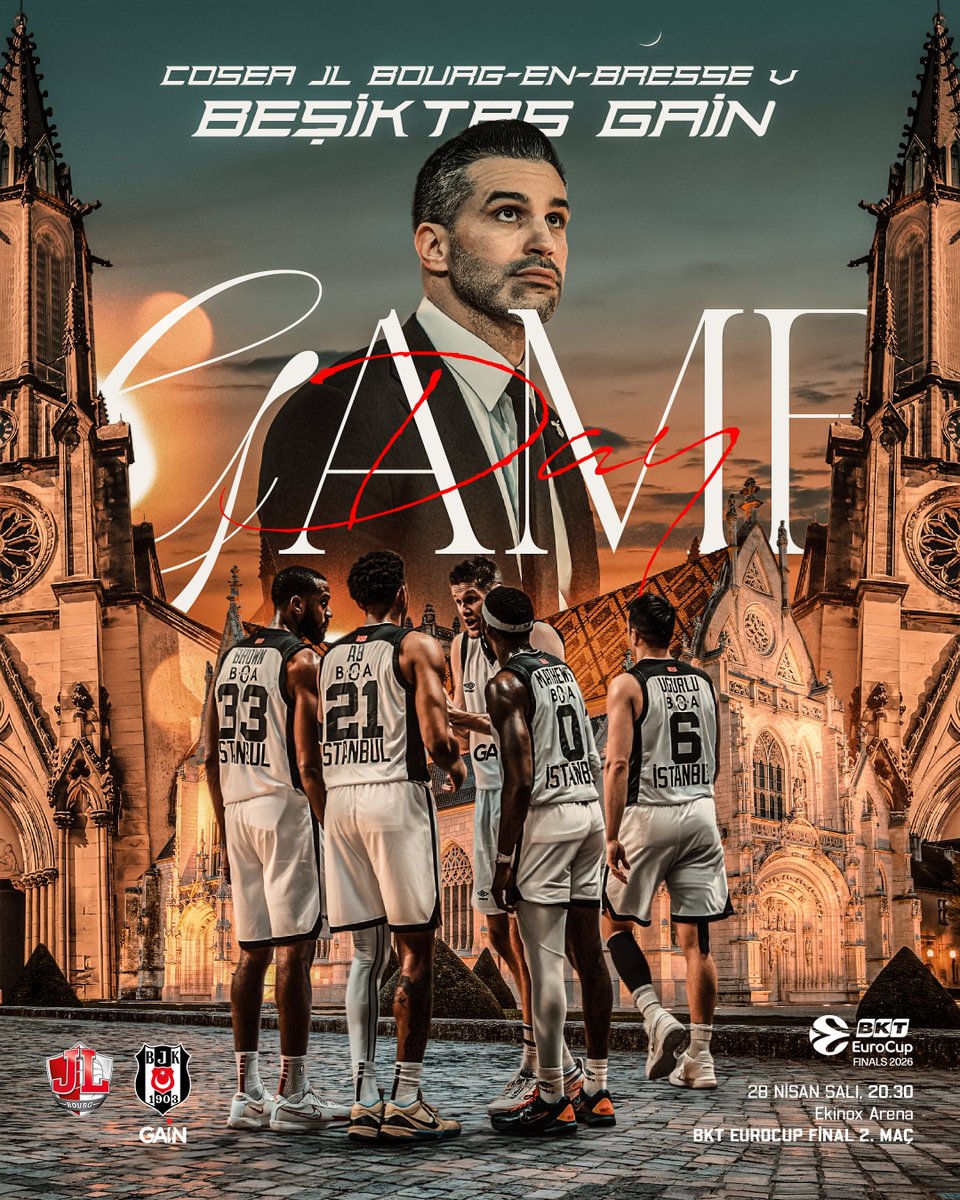 Bugün #BeşiktaşınMaçıVar

🏆 BKT EuroCup 
⚔️ Final Serisi İkinci Maçı
🆚 JL Bourg
⏰ 20.30
📍 Ekinox Arena
📺 TRT Spor