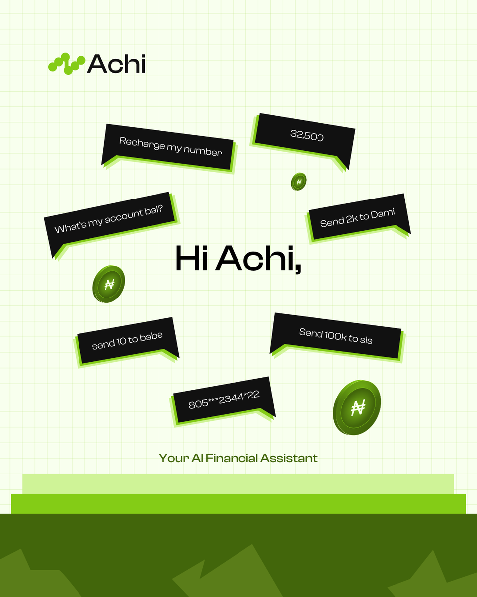 Achi_graceai's tweet photo. Hi Achi 👋
What if getting things done was as simple as sending a message?
No stress. No endless steps.
Just tell Achi what you want, and watch it happen.
From quick tasks to everyday needs, Achi is built to move at your pace.
Coming soon… stay ready. 🚀
#Achi #SimplifyLife https://t.co/555lk8UvAb