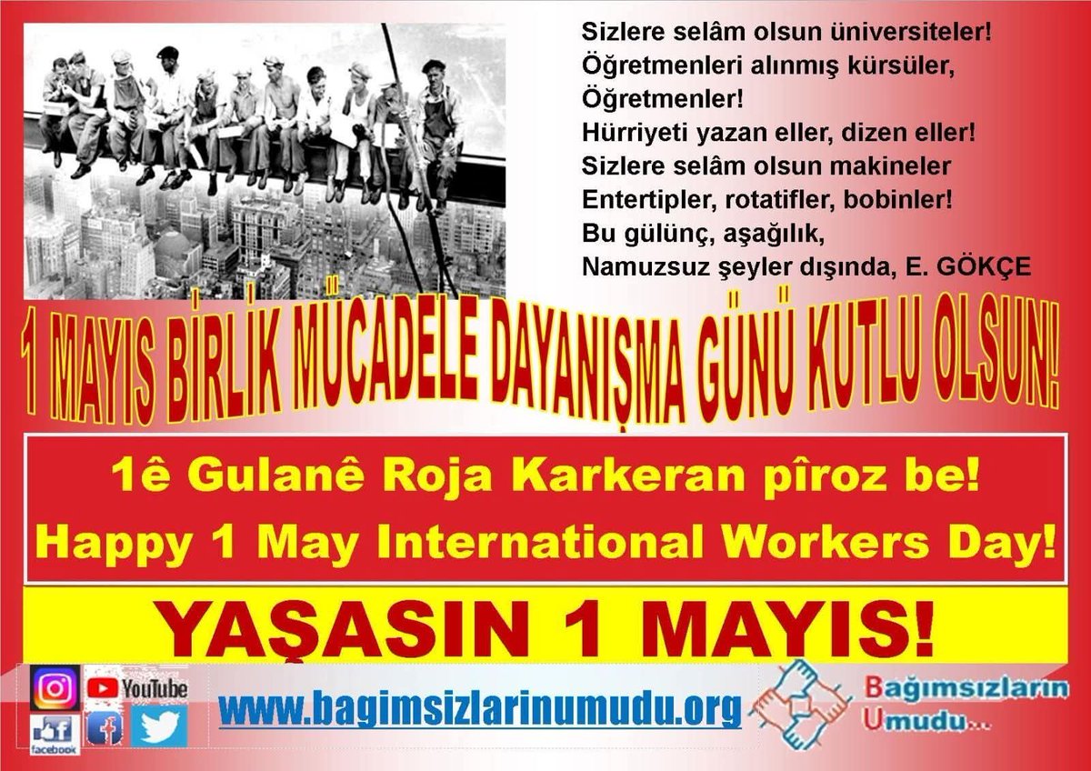 bu_dergi's tweet photo. Yaşasın 1 Mayıs!
https://t.co/3Z2S5zRHef
#BagimsizlarinUmudu
#dergiBU https://t.co/KcToKFSqAu