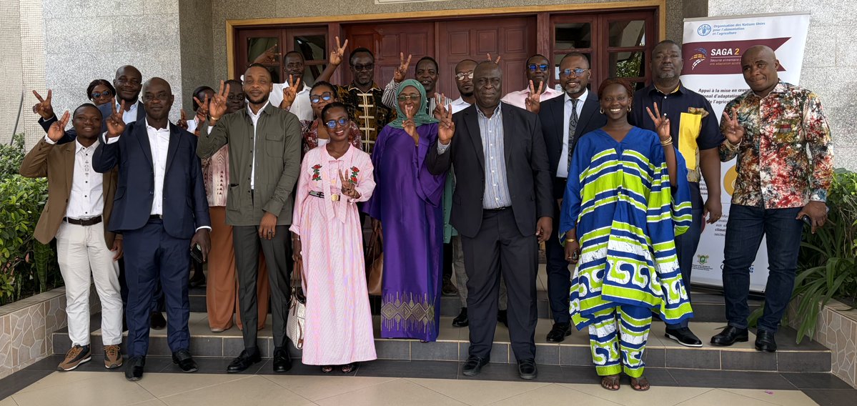 FAOclimate's tweet image. In response to climate change, Côte d’Ivoire is strengthening agricultural adaptation.

With #SAGA2, NAP-Ag priorities are becoming concrete and bankable projects:

•Resilient food value chains
•Agroforestry-based cereal systems

🔗 bit.ly/4mSX73d

 #ClimateAction