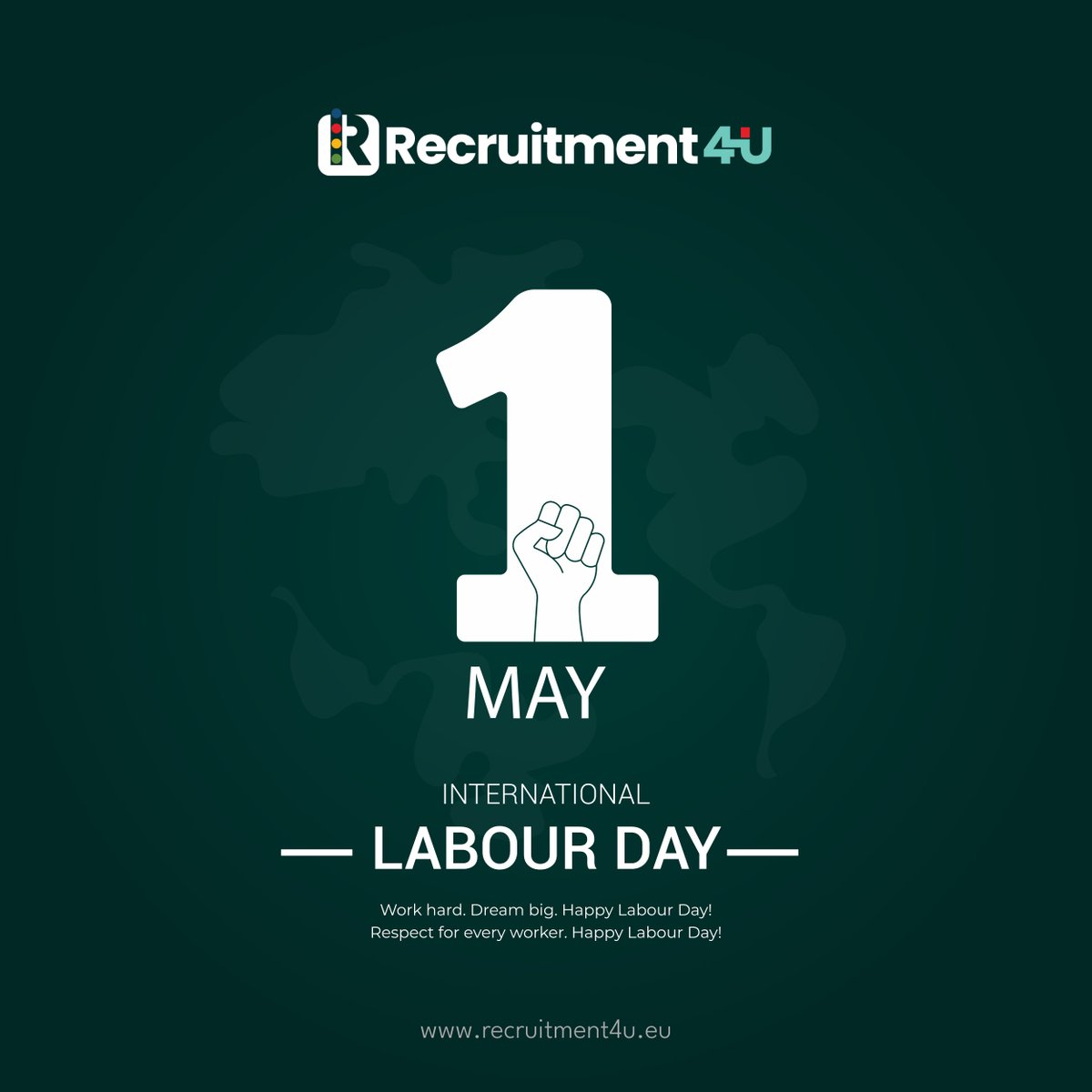 Recruitment4you's tweet photo. Happy International Labour Day –1st May

Today, we celebrate the dedication, strength, and spirit of every worker around the world. 💪Your hard work drives progress, builds communities, and turns dreams into reality. 
🔗 Visit us: https://t.co/iJsSdhx0Wz
#LabourDay https://t.co/6bG9J9lLLw