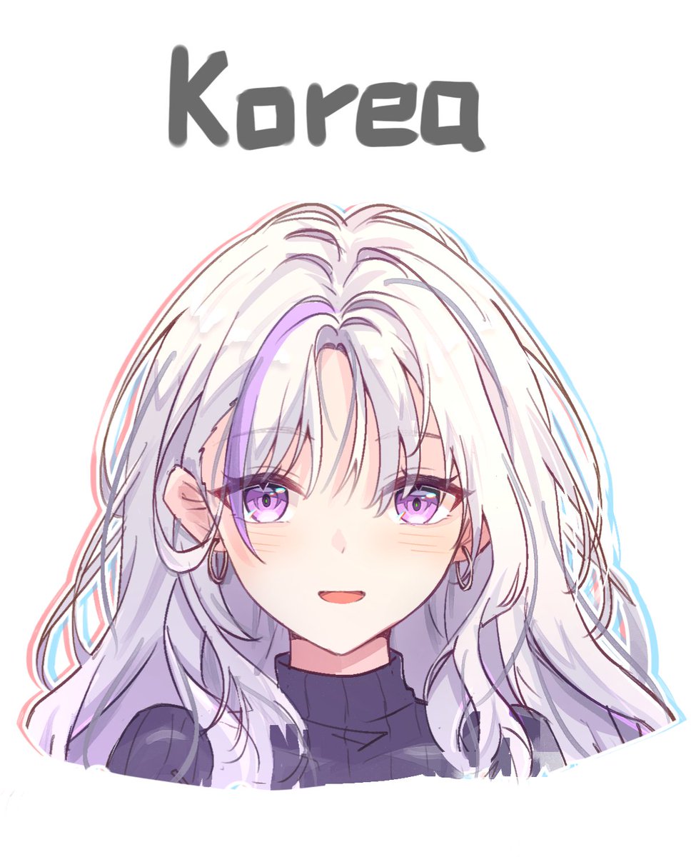 Ruii__chi's tweet photo. Ruii on Different hair style 🥰 

#animeart #emergingartist #smallartist https://t.co/LrF1MX9Fyy