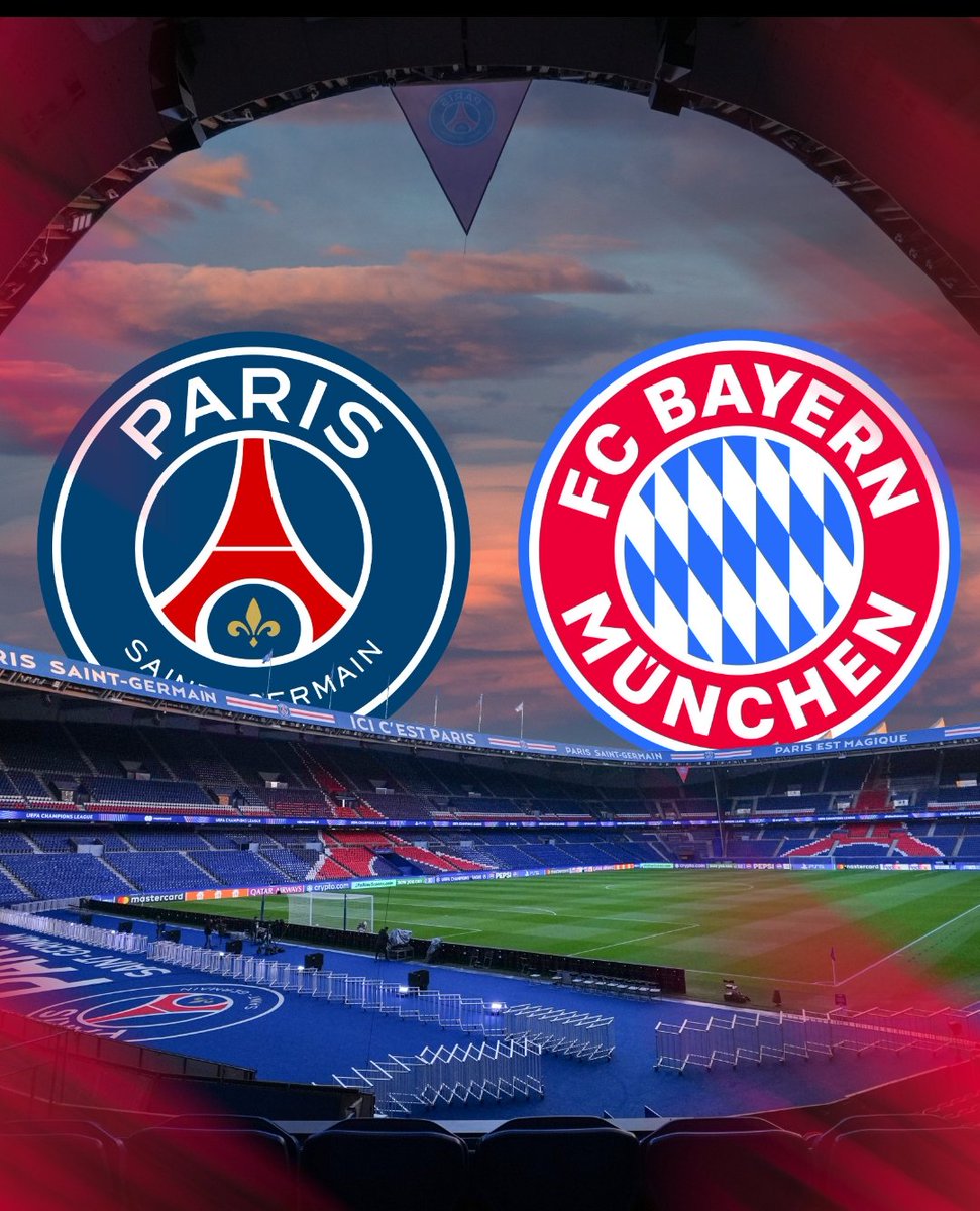 Paris Saint-Germain 🆚 Bayern Munich
UEFA Champions League Semi-Final 🔥
This is more than a match, it’s a clash of giants.
Speed, power, precision, and everything on the line.
PSG’s flair meets Bayern’s ruthless efficiency.
Only ONE will take a step closer to glory.