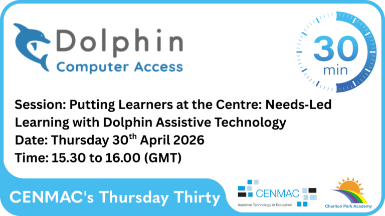 yourdolphin's tweet photo. Webinar in 2 days

Putting Learners at the Centre: Needs Led Learning

Thursday 30 April
3:30 to 4:00 PM GMT
Online event

Presenter
Simon Kitchen
Chief Commercial Officer, Dolphin Computer Access

Join CENMAC and Charlton Park Academy to explore how children and young people with SEND can be empowered to become active, independent learners.

This session looks at how Dolphin EasyReader Education and SuperNova Education Kit support personalised learning by improving reading access, classroom participation and exam access. It will focus on creating learning pathways that adapt to individual needs and help every learner reach their potential.

For more information, and to sign up visit https://t.co/K9UZHNyvTn

#SEND #InclusiveEducation #AssistiveTechnology #NeedsLedLearning #Accessibility #EdTech #Webinar