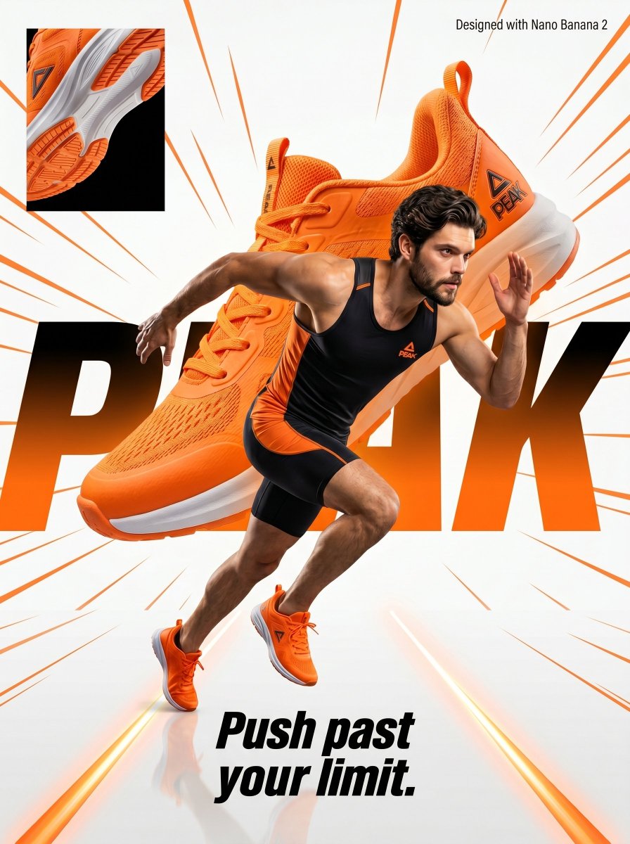 Unleashing Speed with PEAK Running Shoes - PromptGather image 1