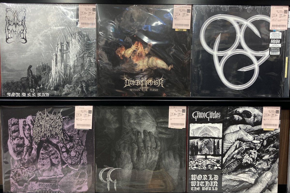 中古レコード】 邪悪なレコードが50枚ほど入荷🪦☠️ Cryptopsy、Anaal