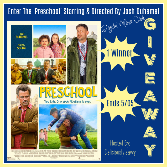 MarksvilleandMe's tweet image. MarksvilleandMe: 'Preschool' Starring &amp;amp; Directed By Josh Duhamel Di... marksvilleandme.net/2026/04/presch… #giveaway #contestalert #sweepstakes #win #MarksvilleandMeGiveaway