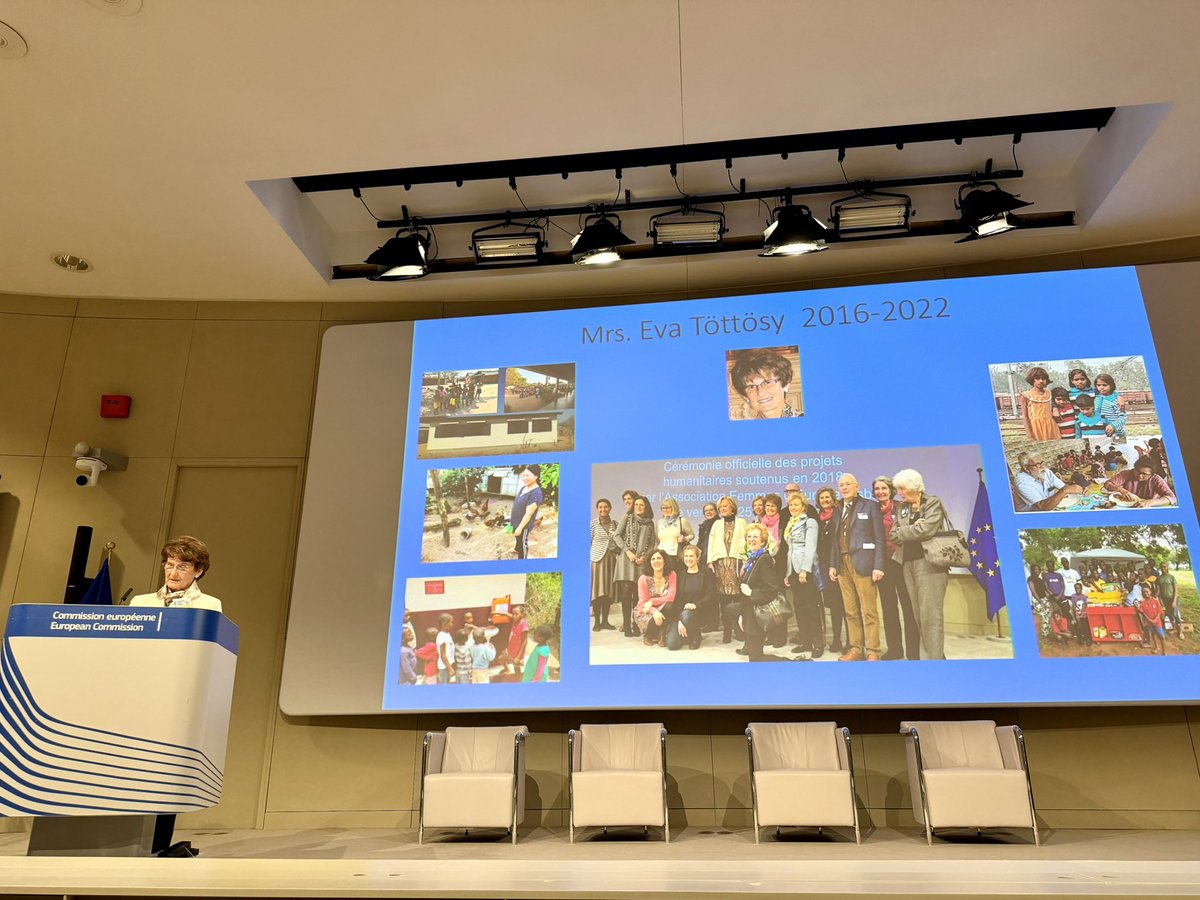 tamasivankovacs's tweet image. 🇭🇺🤝🇪🇺 We warmly congratulate the Association Femmes d'Europe - #FdE @Femmes_d_Europe and the venerable #charity organization’s President, Mme Niovi #Kyriazakou on the occasion of their inspiring 𝗣𝗿𝗼𝗷𝗲𝗰𝘁𝘀 𝗖𝗲𝗿𝗲𝗺𝗼𝗻𝘆/Ceremonie de Projets at the @EU_Commission. It was