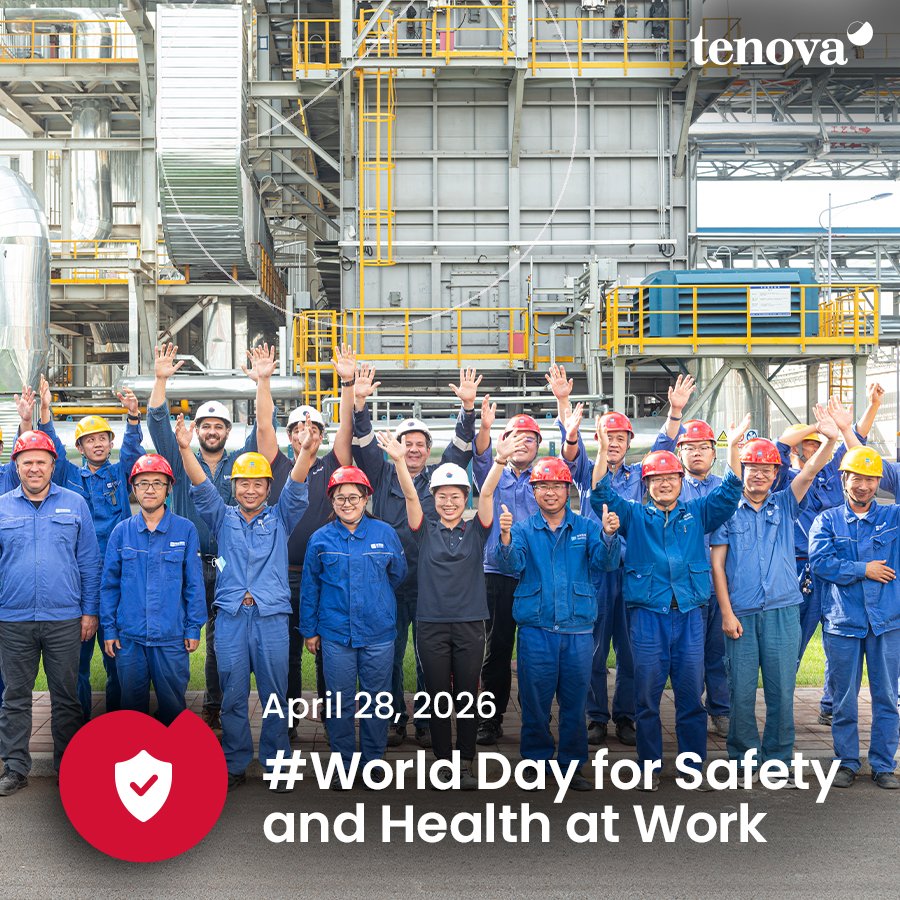 tenovagroup's tweet photo. 🦺Today we celebrate World Day for Safety and Health at Work reaffirming our commitment to ensuring every worker can carry out their job in safety &amp; dignity. At Tenova, the mental &amp; physical wellbeing of our people and those they interact with is paramount https://t.co/WbEPJZ6MGY https://t.co/vVIaRUsqgd