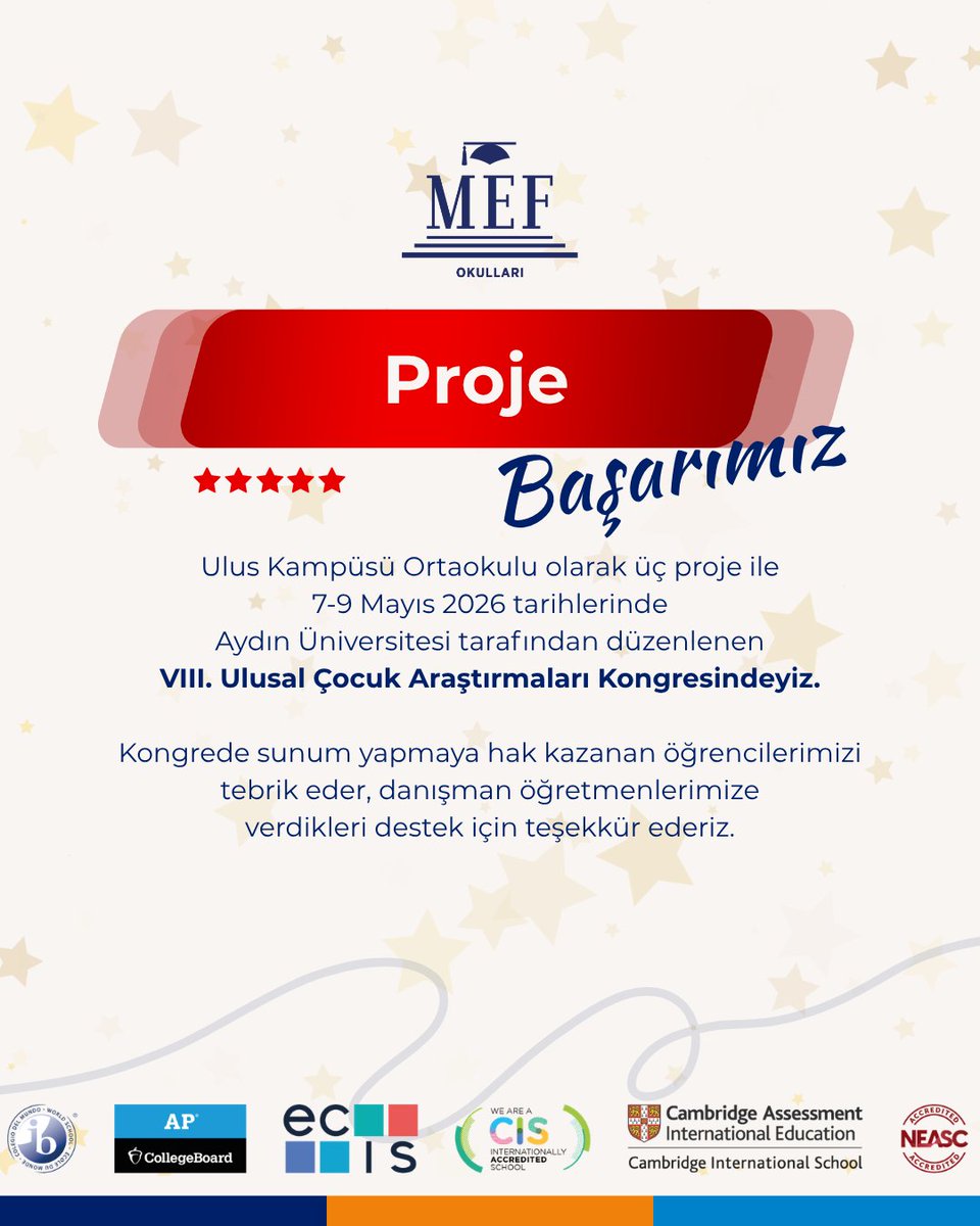 MEF Okulları tweet media