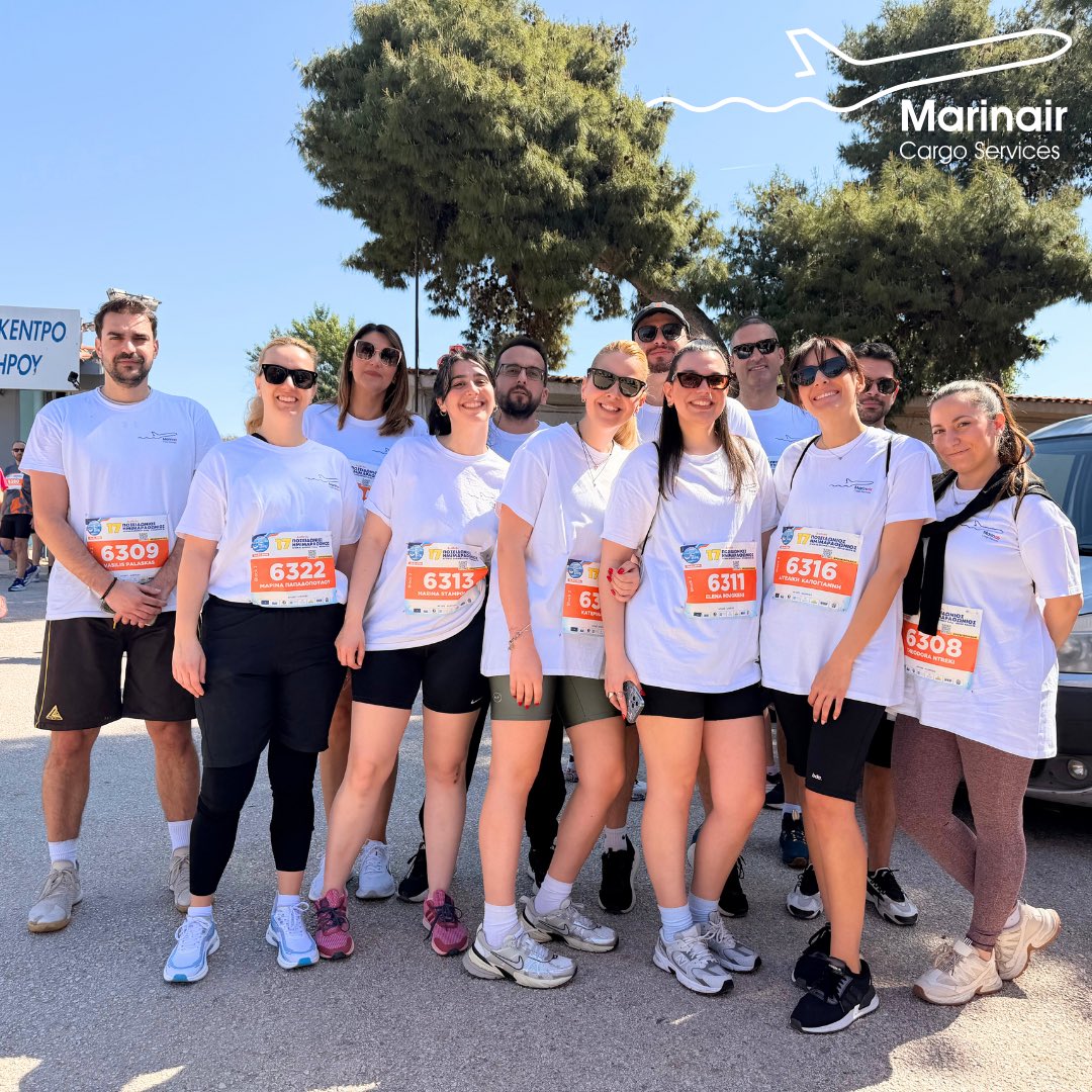 Marinair_Cargo's tweet image. 🏃‍♂️ Marinair at the Poseidon Athens Half Marathon 2026.
Our team proudly joined this year’s race, showing teamwork, commitment, and consistency beyond daily operations.
Congratulations to everyone who took part.
#Marinair #PoseidonHalfMarathon #Teamwork #Logistics #MarinairTeam