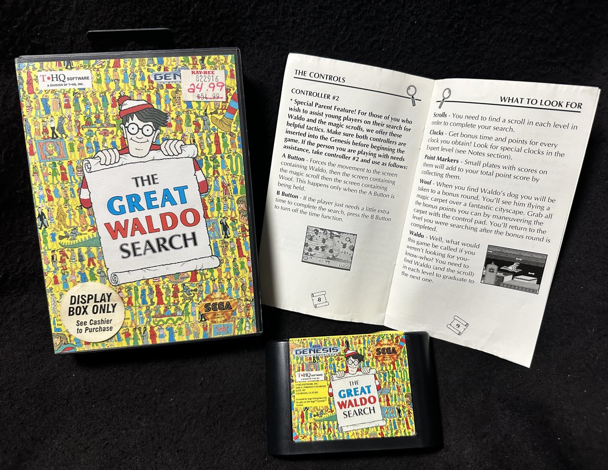 JoachimHesse's tweet image. Nicht jedes Spiel für #MegaDrive kann „Streets of Rage“ oder Probotector heißen. Die diversen Kinderspiele blieben jedoch großteils den USA vorbehalten. So auch #TheGreatWaldoSearch von 1992. Auf Deutsch wäre das Wimmelbildspiel ansonsten wohl als „Wo ist Walter?“ erschienen.