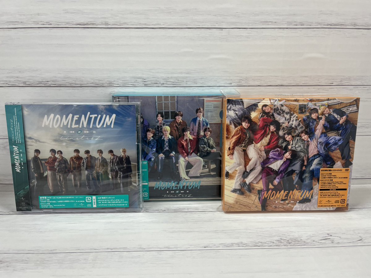 ✨新商品入荷✨ ／ 📣4.29 Release CD #timelesz - #MOMENTUM ＼ 新