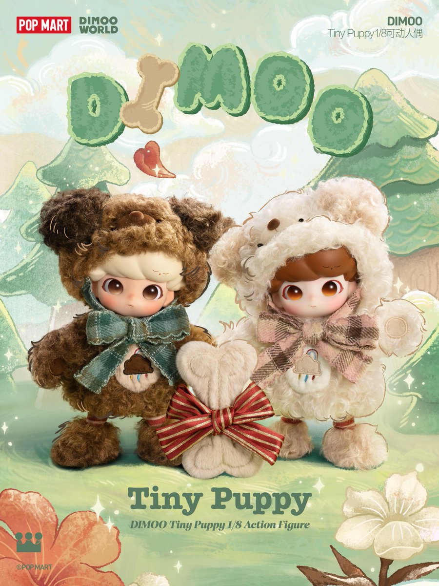 🐾 Paws, blushes, and one tiny puppy…  

Coming soon

#POPMART #dimoo #tinypuppy #actionfigure #comingsoon
