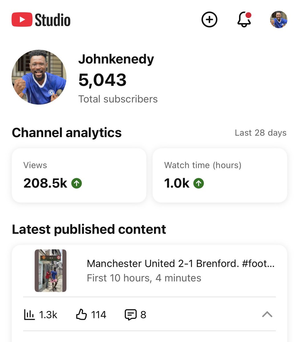 N_C_Johnkenedy's tweet photo. We are putting in the work, the result is what is remaining. 
I post an average of 5 videos per day in 5 platforms. Look at my Facebook dashboard alone, engagement choke. I need a brand to work with, I’m not monetized anywhere and it hasn’t been easy. https://t.co/KHH5sh66Mc