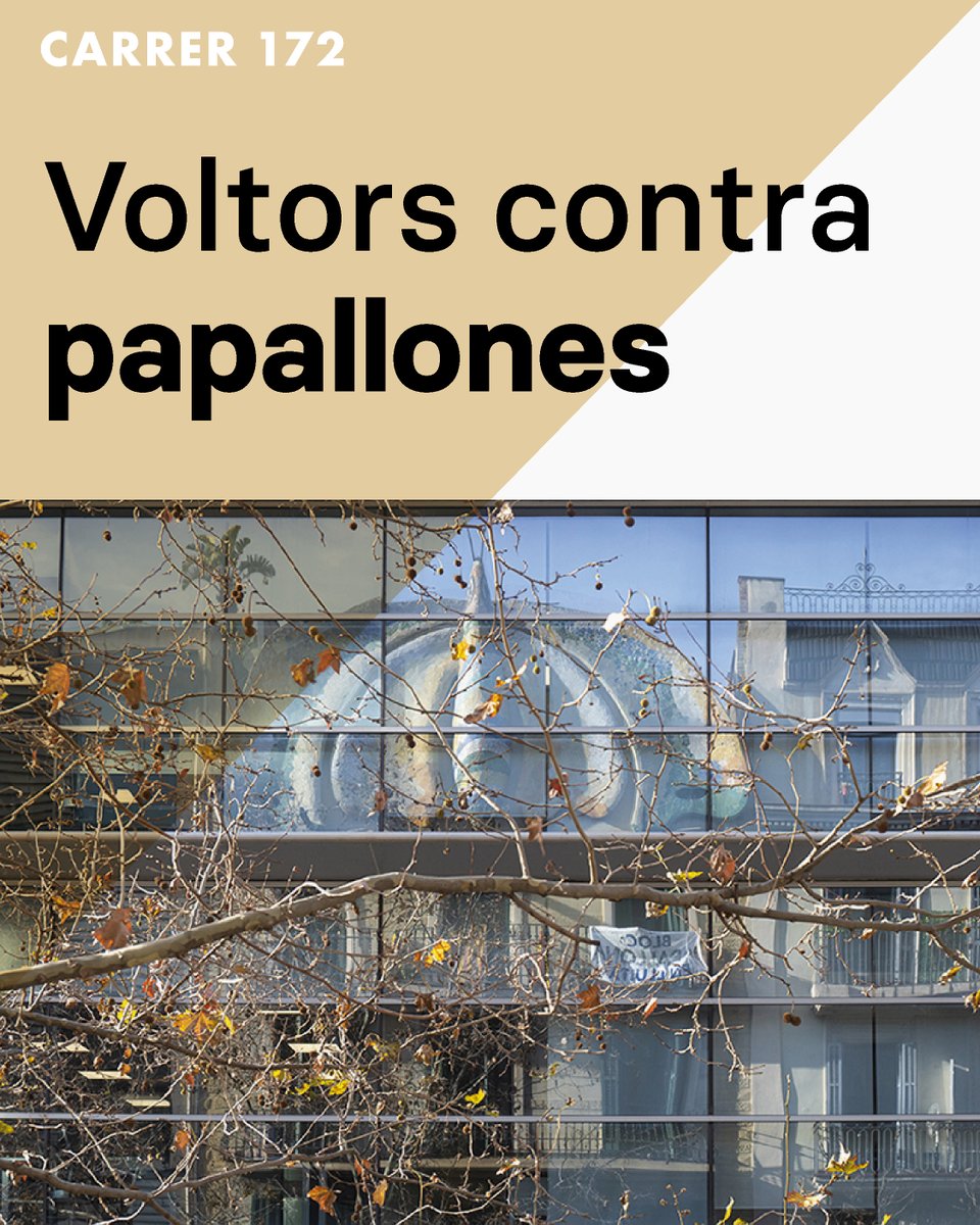 laveudelcarrer's tweet photo. 🔴 El veïnat del Bloc Papallona, al carrer de Llança 20, resisteix les pressions d’un fons d’inversió holandès que vol llogar habitacions

✍️ Jesús Martínez
📸 @Marcjako

https://t.co/J6rEtxjckG https://t.co/yNv9WyK8AO
