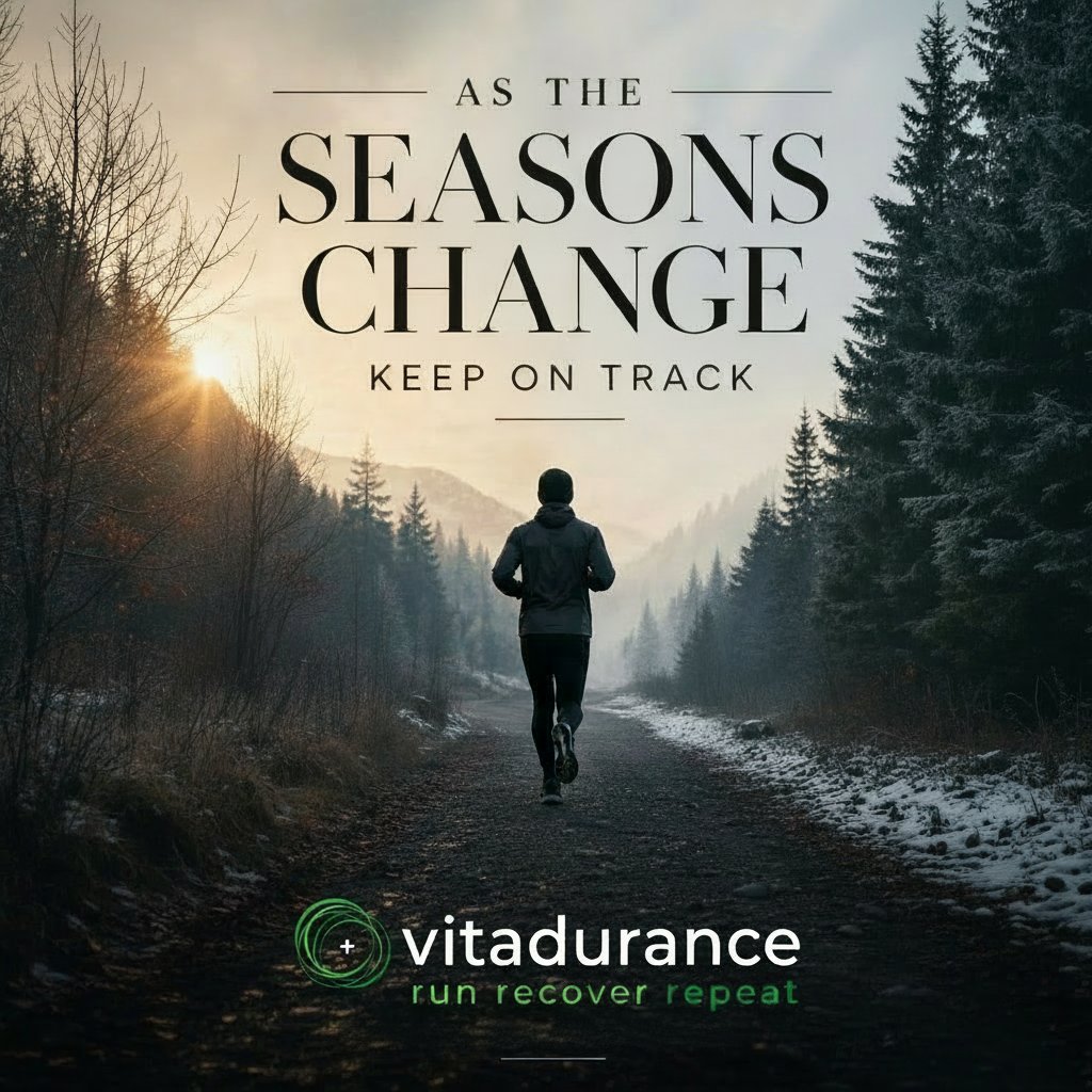 My_Terra_'s tweet image. As the seasons change, keep on track.

Vitadurance was built for exactly this - real people, real #movement, real #recovery.

Targeted support for #endurance, joint health, and recovery - designed to keep you moving, no matter the conditions.

From training days to off days, from