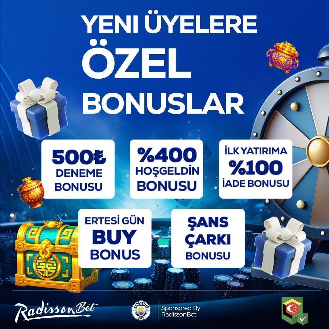 radissonxx's tweet photo. 🚀 OYUNA BAŞLAMA ZAMANI! 🚀

🎁 Yeni üyelere özel kazanç dolu fırsatlar seni bekliyor!

💰 500₺ DENEME BONUSU
🔥 %400 HOŞ GELDİN BONUSU
🎯 İLK YATIRIMA %100 İADE
🎡 ŞANS ÇARKI &amp; EKSTRA ÖDÜLLER

✨ Hepsi tek üyelikte, tek yerde!

👉https://t.co/vyLzlAHDd8 https://t.co/efFv2tkRTC