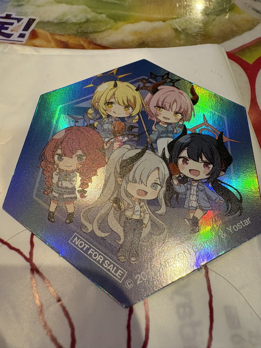 ブルアカコラボは集合シール! 