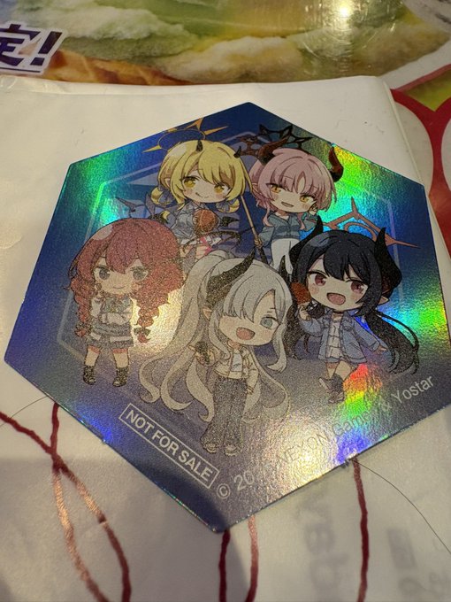 ブルアカコラボは集合シール!