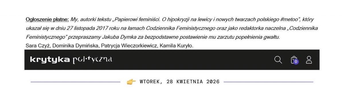 Jakub Dymek tweet media