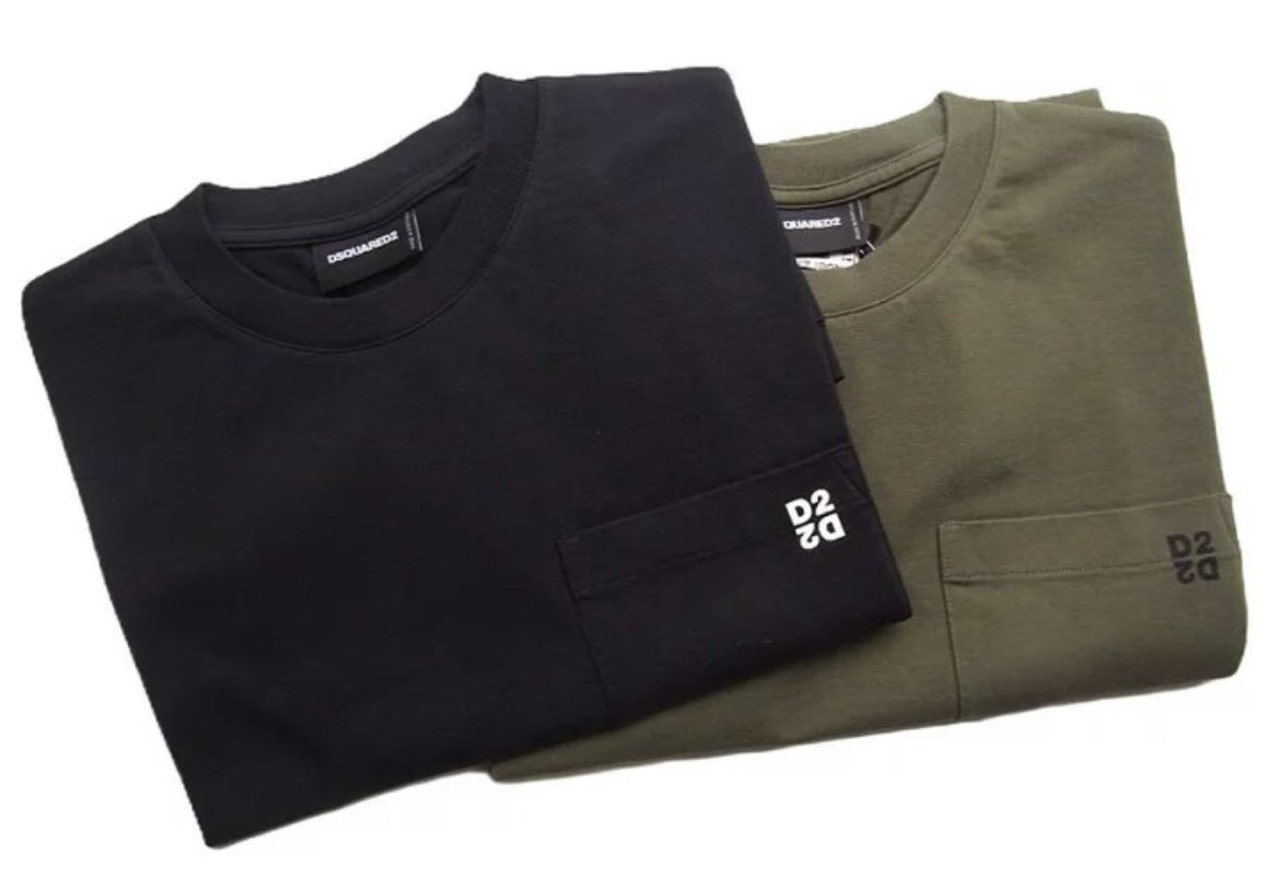 2fantayama's tweet image. 4/28/2026
★2026 S/S COLLECTION★
#NEWARRIVAL 

DSQUARED2
（ディースクエアード）
【INSIDE OUT LOOSE FIT T-SHIRT TWIN PACK】
”D2”ポケット付き ダブルパック ティーシャツ
★KHAKI＆BLACK★

item.rakuten.co.jp/2fantastic/74g…

#DSQUARED2 
#ディースクエアード 
#ダブルパックティーシャツ