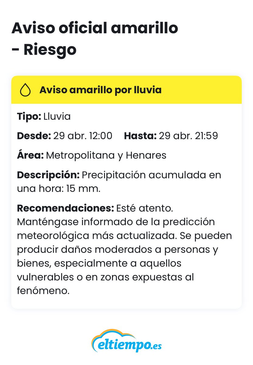 MeteoHenares ⚡️⛈️☀️ tweet media