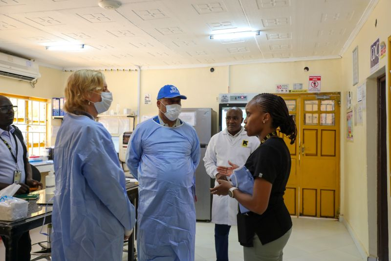 IRCKenyaCD's tweet photo. The International Rescue Committee Kenya had the honor of hosting @USEmbassyKenya , led by the @USAmbKenya in Kakuma Refugee Camp.

During the visit, the delegation was able to see firsthand our health programming at Amusait General Hospital, a critical referral facility that provides life‑saving services to over 216,000 refugees and host community members in Turkana County, ensuring access to quality care for some of the most vulnerable populations. 

This work is made possible through the continued support of the Government of the United States, alongside other valued partners, whose investments enable the IRC to deliver essential, dignified health services.

We remain deeply grateful for this partnership and look forward to continued collaboration to strengthen inclusive health systems and improve health outcomes for both refugee and host communities in Kenya.