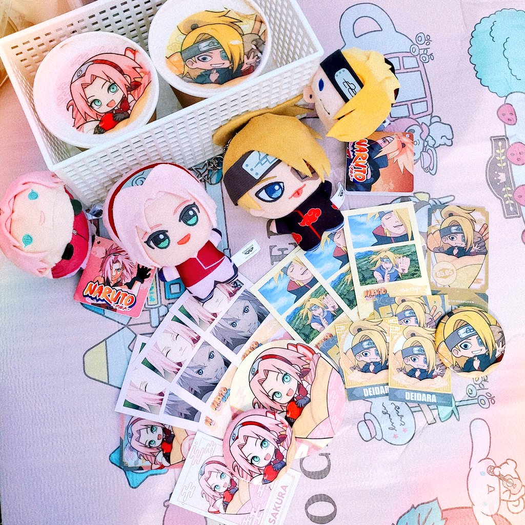 NARUTO × Amo Crepe 🍜🍜🍜 グッツがぜんぶぜんぶかわいい