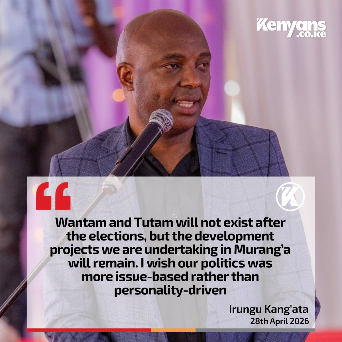 JohnmarkAnnan's tweet photo. It's time we, as a country, we change the political narrative of personality based politics to Issue based politics by scrutinizing the manifestos of each individual asking for political seats as it will enhance accountability and transparency of leadership. #nikokadi @HonKangata https://t.co/W2r0YLw3WE