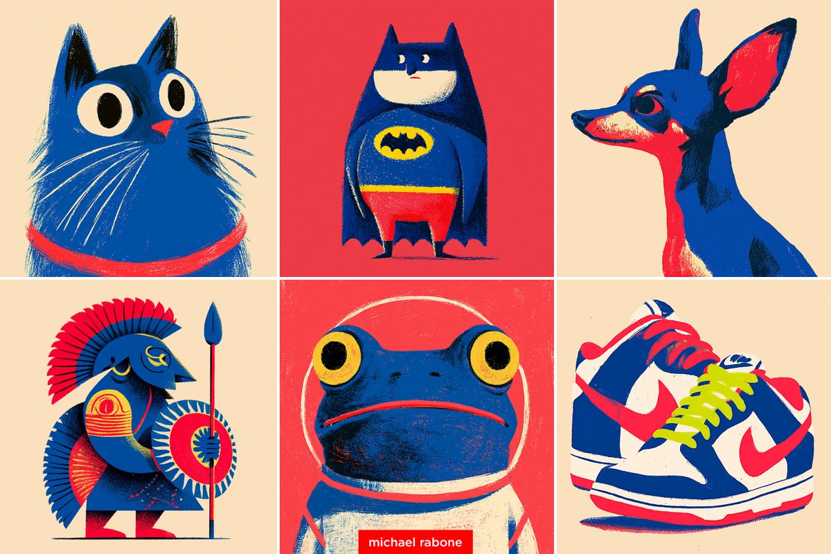 michaelrabone's tweet image. New Midjourney 8.1 Style Reference
Unlock with --sref 3141647784

1. Tap on image for full view
2. Share your style creations
3. Prompt example in comment 🌶️

#Midjourney