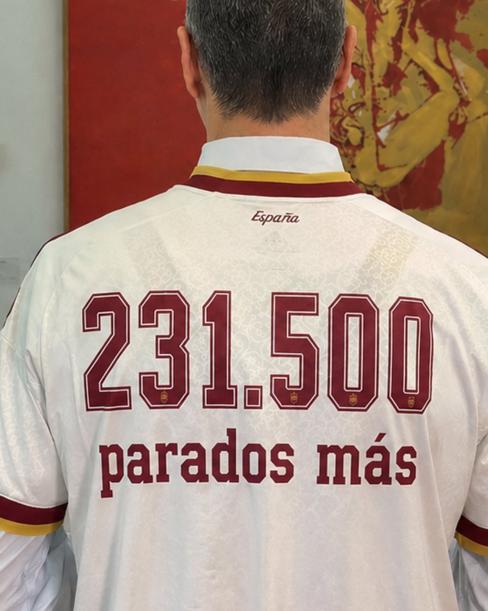 Primera EPA del año: la mayor subida del paro desde 2013.

Ponte esta camiseta, Pedro.