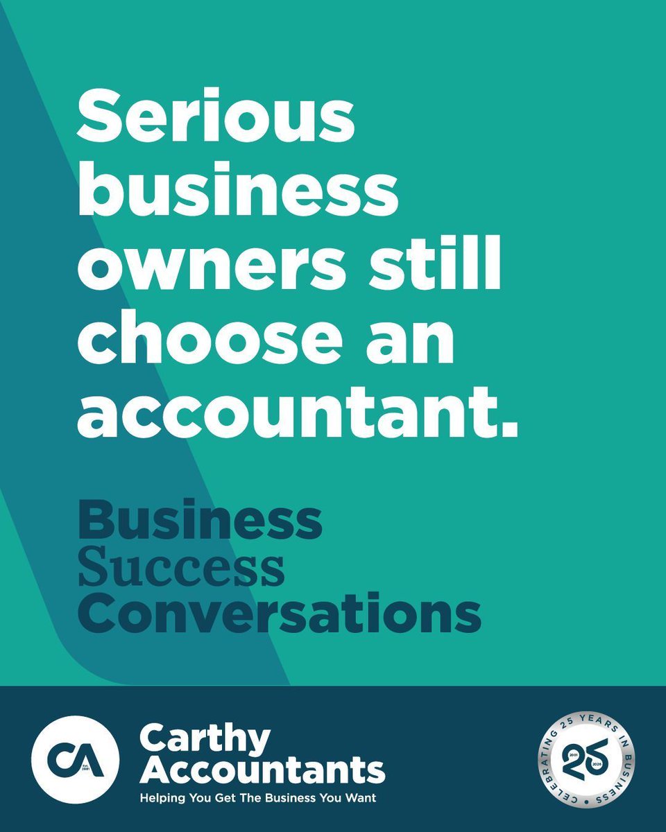 carthyaccounts's tweet image. 60–70% of UK SMEs don’t use a professional accountant Are those the businesses you want to model?

The business owners we work with aren’t trying to do everything themselves.
Read the Business Success Insights weekly blog: 

carthyaccountants.co.uk/why-you-need-a… 

#BusinessSuccess #Accountancy